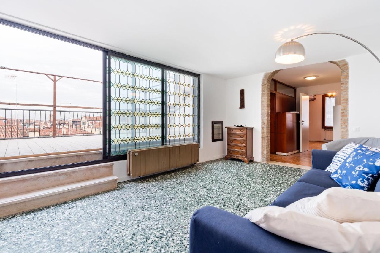 شقة Ponte Di Rialto Penthouse With Panoramic Terrace البندقية المظهر الخارجي الصورة